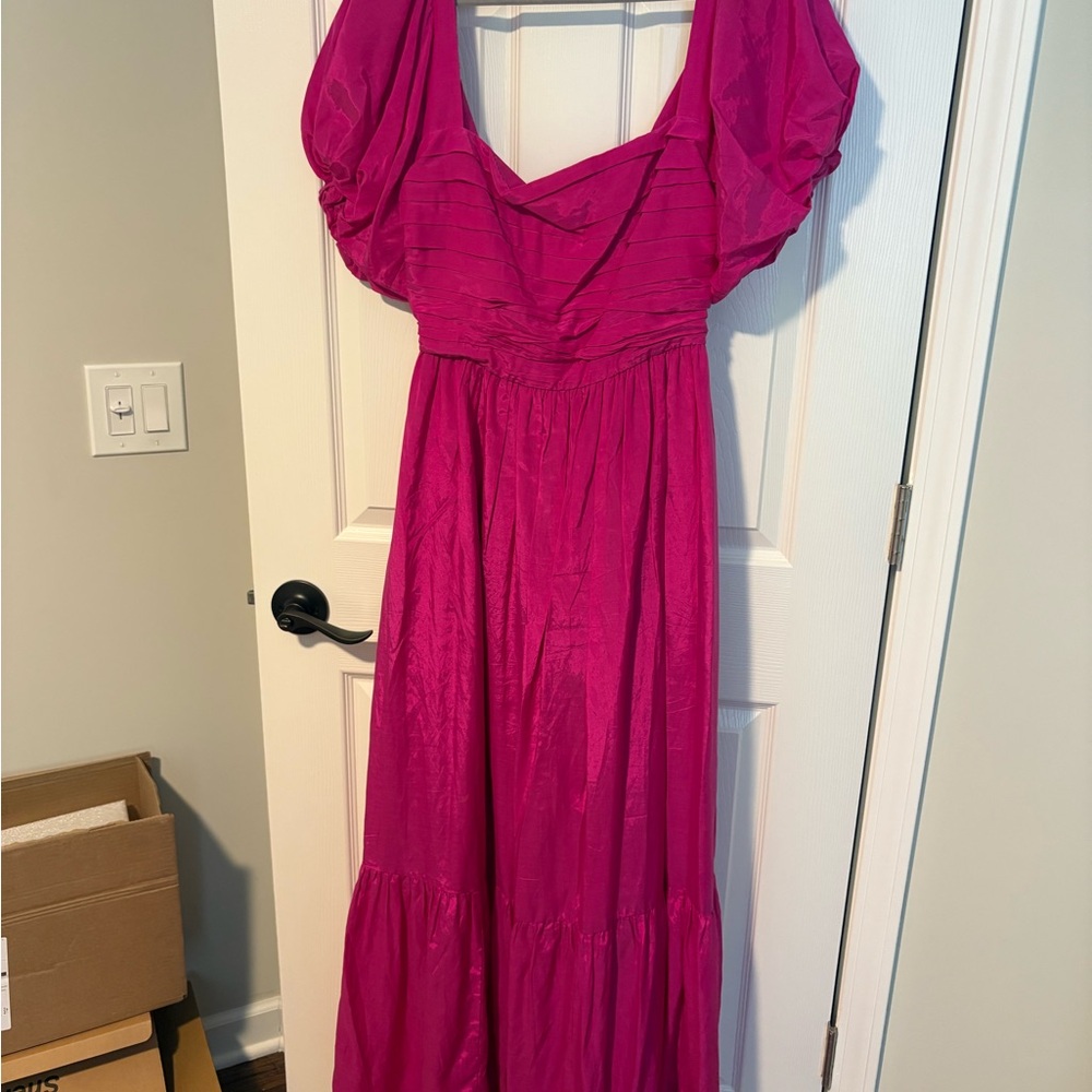 Abercrombie Emerson Drama Bow Back Maxi Dress